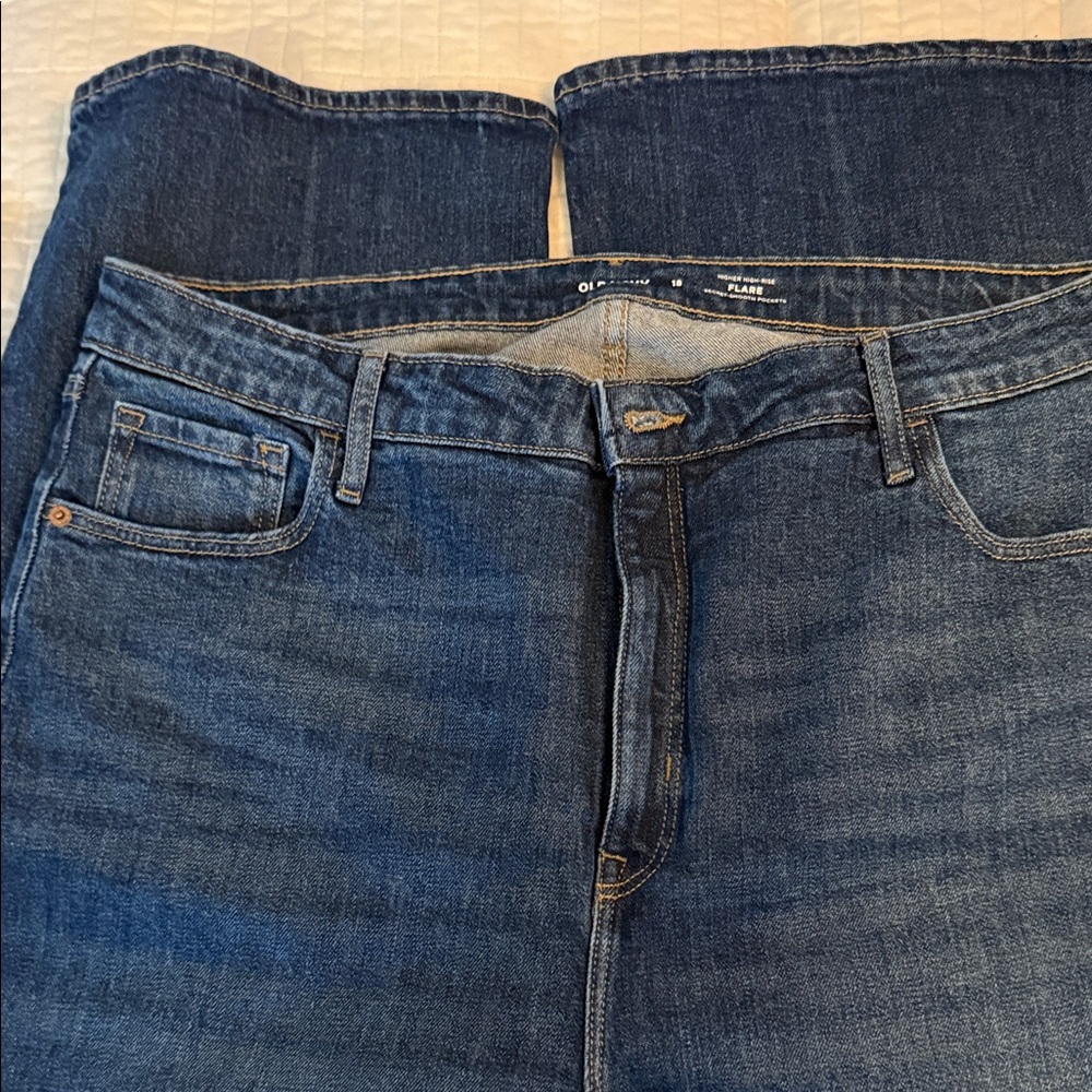 Old Navy Dark Blue Flare Jeans 18